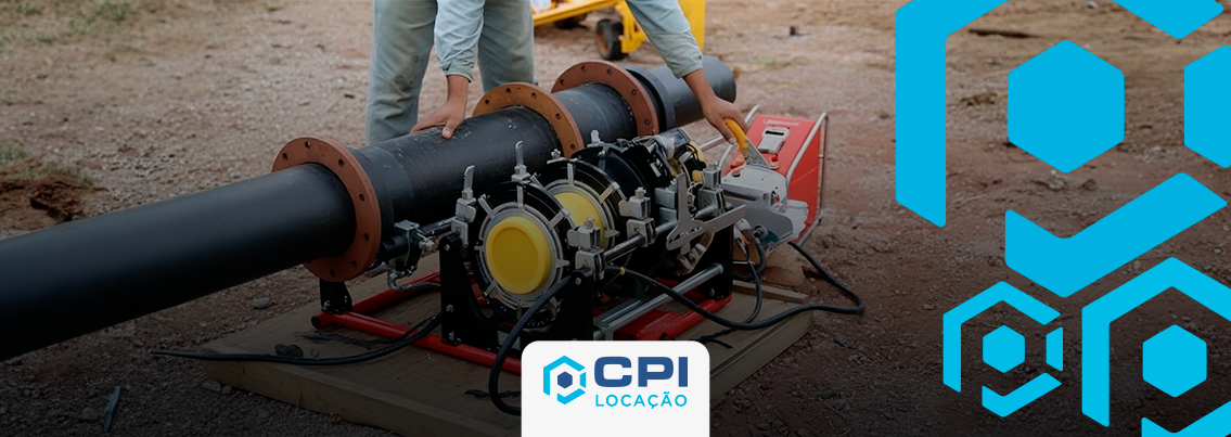 locação de equipamentos de termofusão para obras