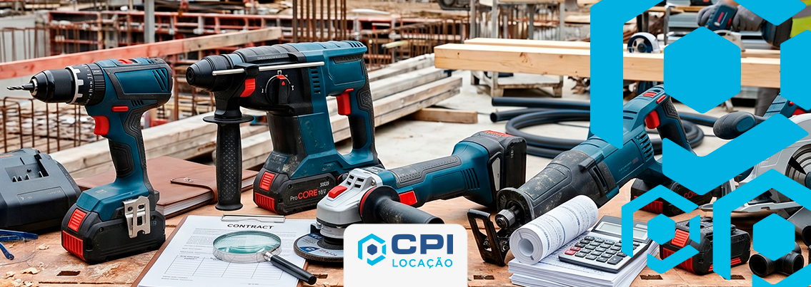 Saiba quando a locação de ferramentas à bateria para obras é mais vantajosa que equipamentos com fio, garantindo mobilidade, segurança e eficiência.